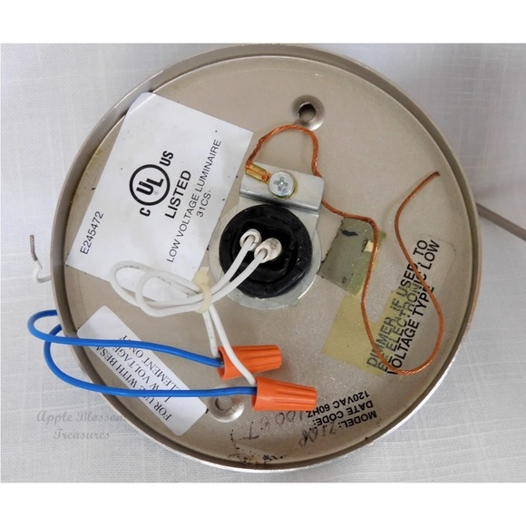 Besa Lighting 1XP-5658HB-SN Palla 5 12V Mini Pendant-Habanero Glass-Satin Nickel - Picture 3 of 7